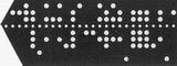 Example of perforated tape.