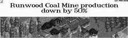 Production of coal mine down