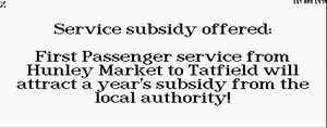 New Subsidy Offer
