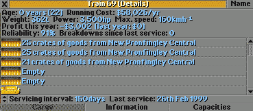 Details of train 69