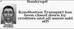 Kendhattan Transport bankrupt