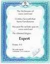 Sample Certificate