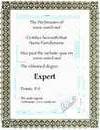 Sample Certificate