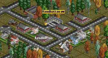 Kendhattan with bus station