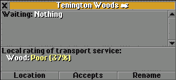 Bad Transport Rating
