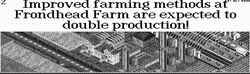 Improved farming gives a higher production